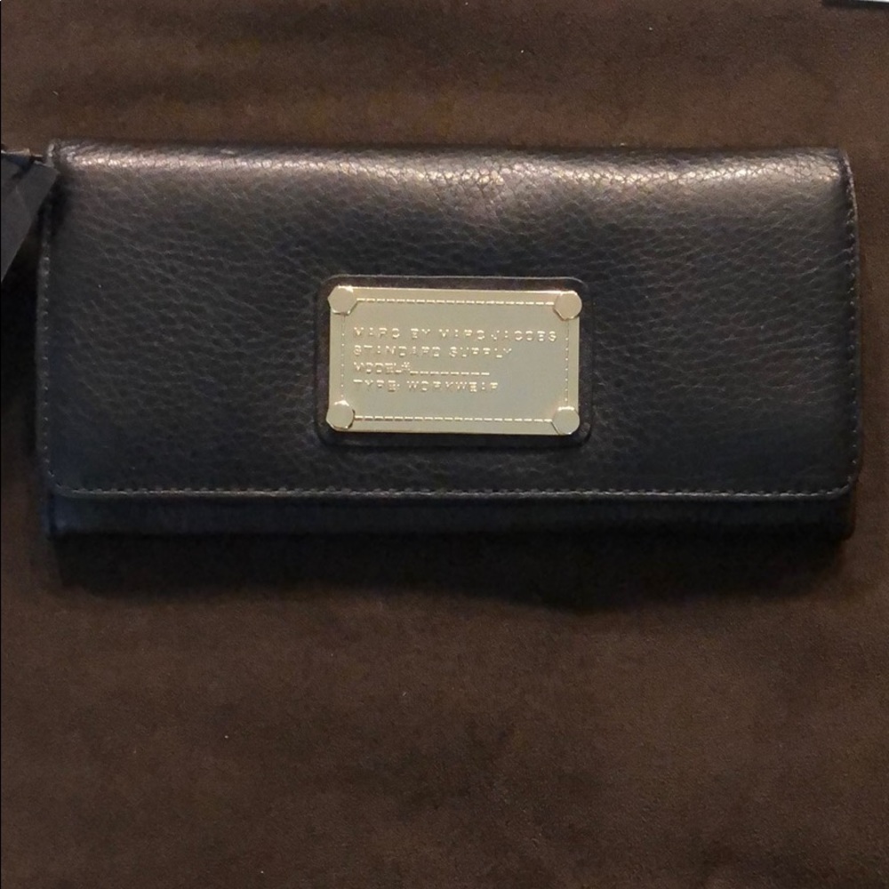 NWT Marc by Marc Jacobs black checkbook wallet